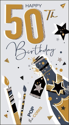 Picture of HAPPY 50TH BIRTHDAY CARD